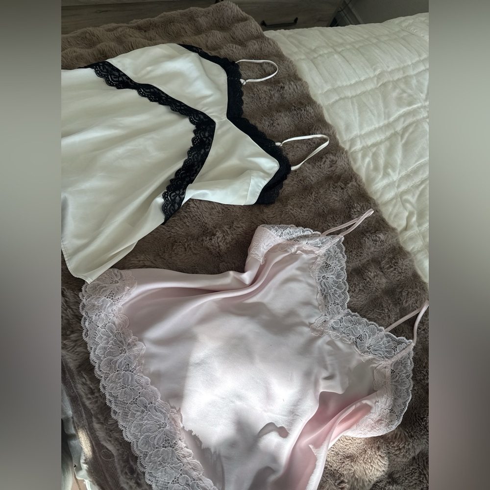 Express Lace Trim Camisole Set